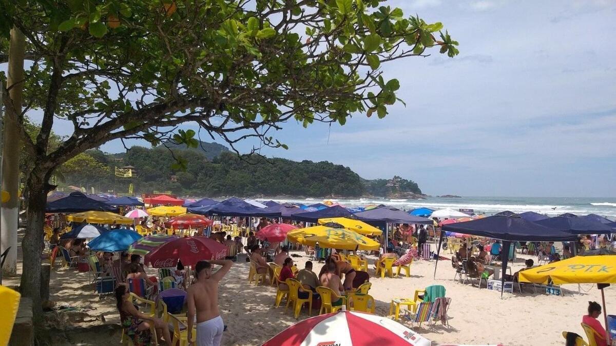 Cantinho Do Descanso Ll Na Praia Grande Ubatuba Exterior foto